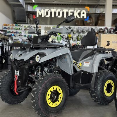 Квадроцикл GLADIATOR (Гладиатор) F200 LONGLUX серый с ПСМ