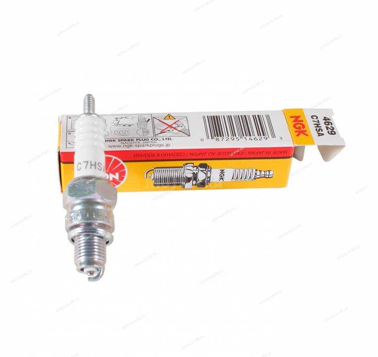 Свеча зажигания NGK (НЖК) C7HSA 4T 4629 Свеча зажигания NGK (НЖК) C7HSA 4T 4629