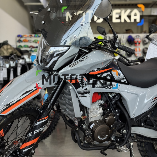 Мотоцикл кроссовый / эндуро Regulmoto (Регулмото) TE PRO NB300 серый с ПТС | Мототека Мотоцикл кроссовый / эндуро Regulmoto (Регулмото) TE PRO NB300 серый с ПТС | Мототека