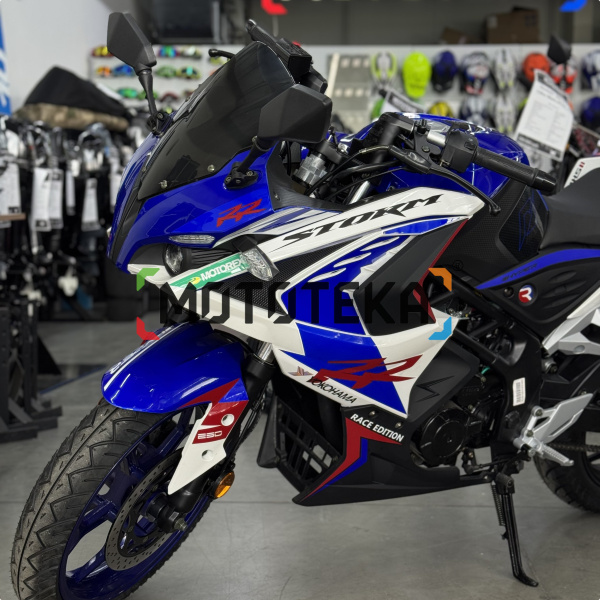 Мотоцикл дорожный Racer (Рейсер) RC250XZR - A Storm синий с ПТС | Мототека Мотоцикл дорожный Racer (Рейсер) RC250XZR - A Storm синий с ПТС | Мототека